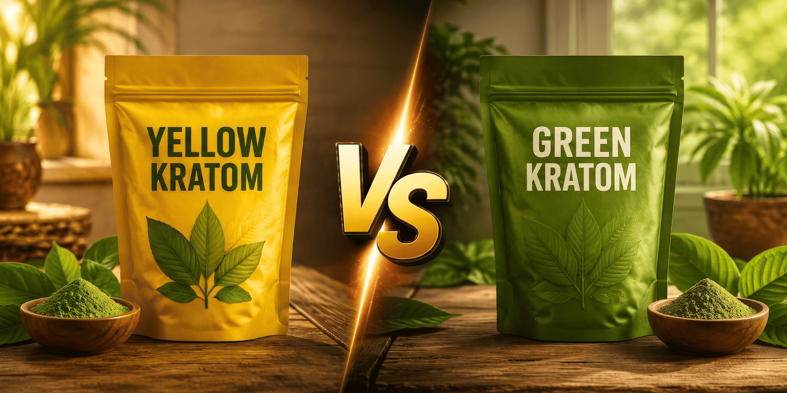 Yellow vs Green Kratom: Benefits & Differences